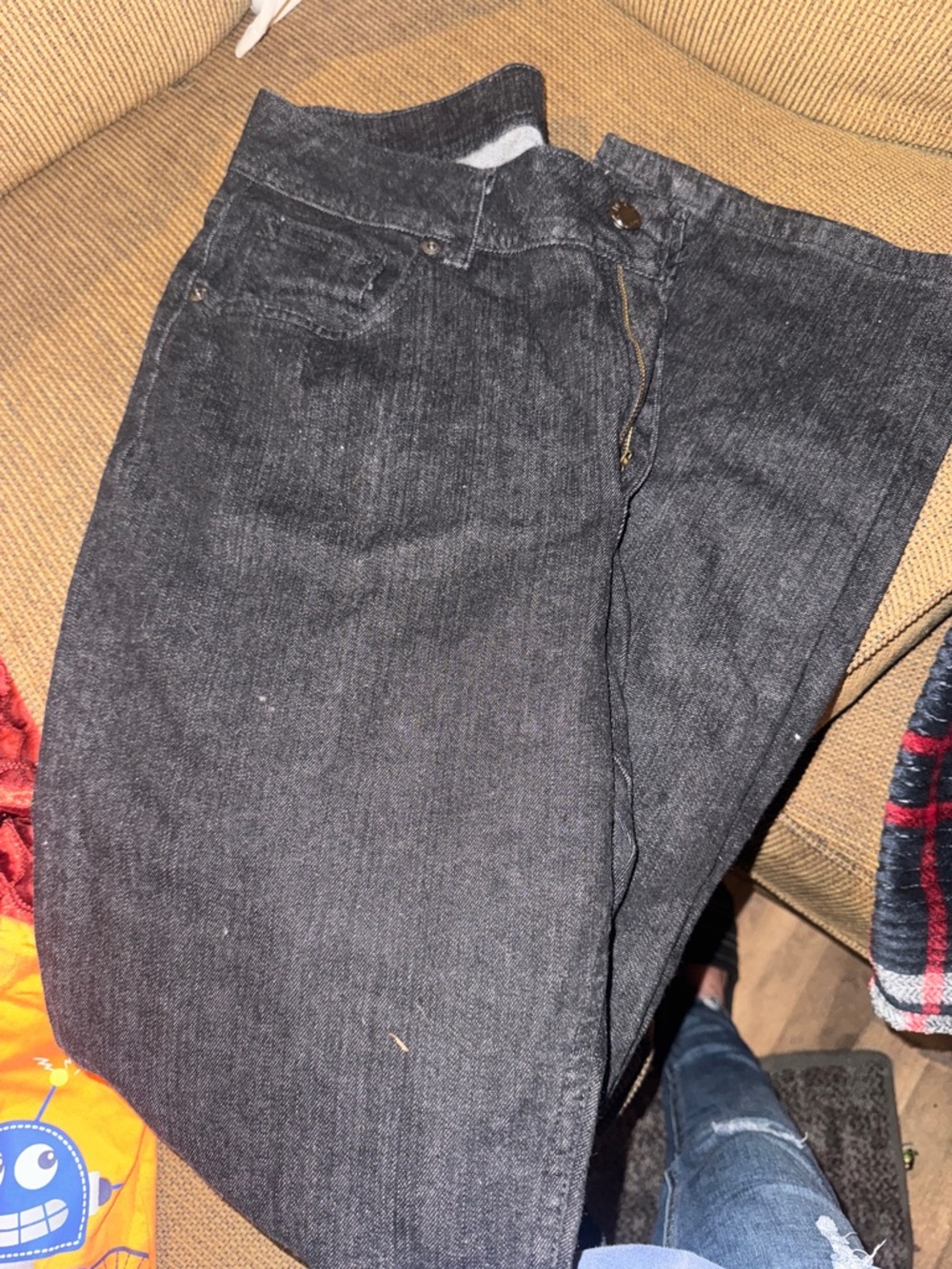 Riders by Lee Men's Straight Black Denim Jeans